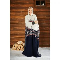 FRILUFTS KNIT PONCHO - Poncho Norwegian Design -Bekleidung Geschaft 272135001 c knit poncho frilufts