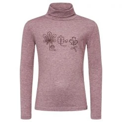 FRILUFTS BLACKSAS PRINTED TURTLENECK LONGSLEEVE Kinder - Funktionsshirt Fig