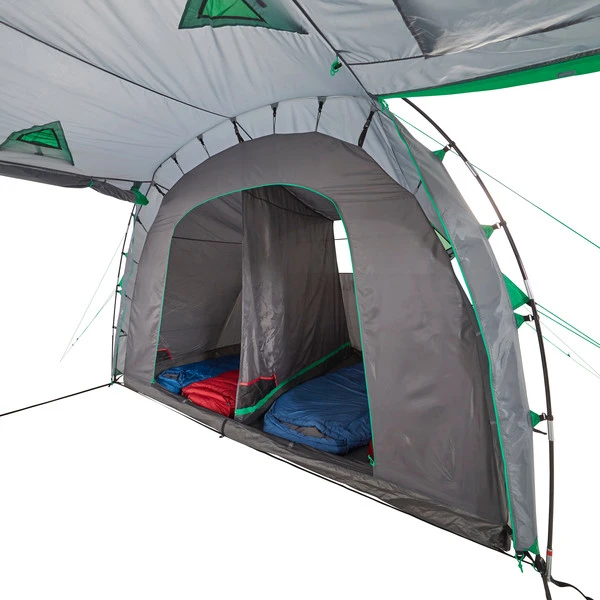 FRILUFTS GRASSHOLM 4 - Familienzelt Monument/ Bright Green 15 FRILUFTS GRASSHOLM 4 - Familienzelt Monument/ Bright Green – Bild 15