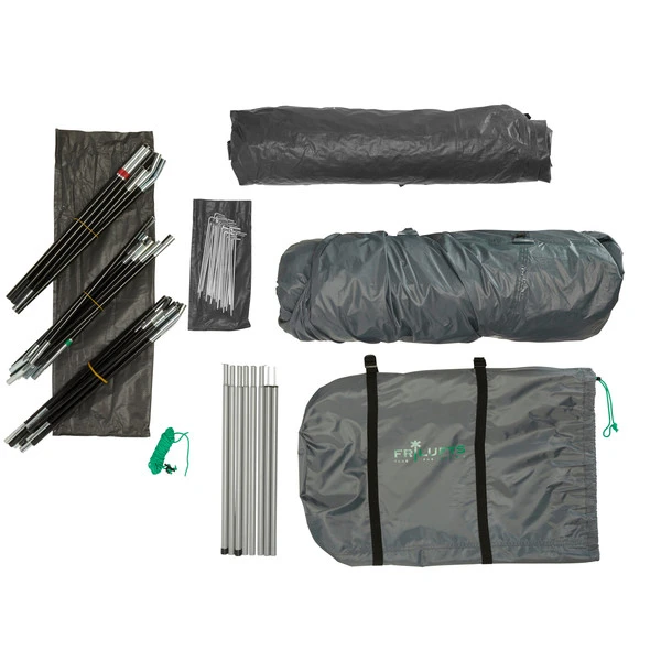 FRILUFTS GRASSHOLM 4 - Familienzelt Monument/ Bright Green 19 FRILUFTS GRASSHOLM 4 - Familienzelt Monument/ Bright Green – Bild 19