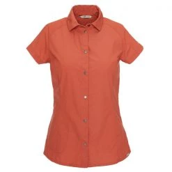 FRILUFTS KEA SHIRT Frauen - Outdoor Bluse Deep Sea Coral