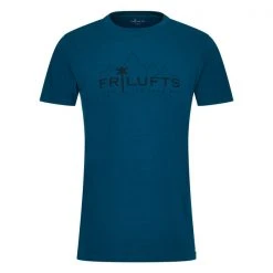 FRILUFTS WAIHO PRINTED T-SHIRT Männer - Funktionsshirt Blue Opal