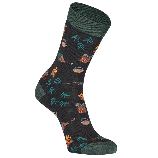 FRILUFTS VILLARRICA CAMPFIRE SOCKS Unisex - Freizeitsocken Caviar 1 FRILUFTS VILLARRICA CAMPFIRE SOCKS Unisex - Freizeitsocken Caviar
